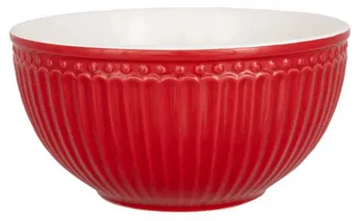 Produktbild von Greengate Servierschale ALICE ROT Medium Schüssel Keramik Everyday Geschirr