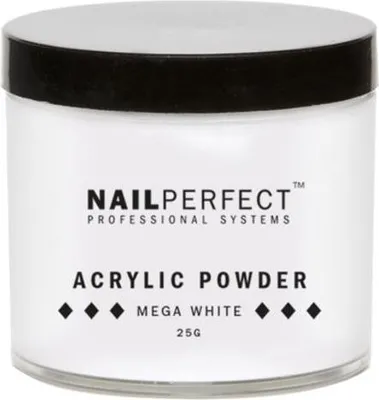 Image de Poudre acrylique NailPerfect Mega White 25 g