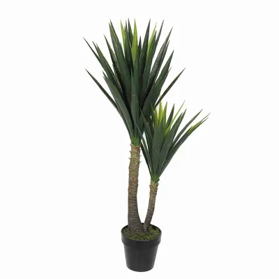 Zdjęcie produktu dla Sztuczna roślina Mica Decorations Yucca - H120 x Ø60 cm - Zielona