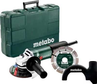 Image de Meuleuse d'angle 850W 125mm WEV 850-125 Set - METABO 603611510