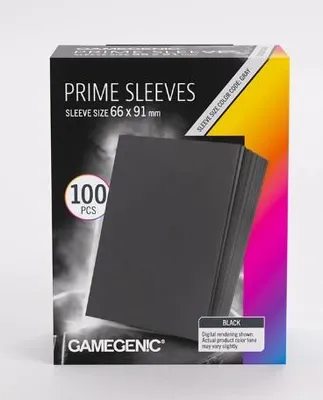 Produktbild von Gamegenic - Standard Size - Prime Sleeves - Black