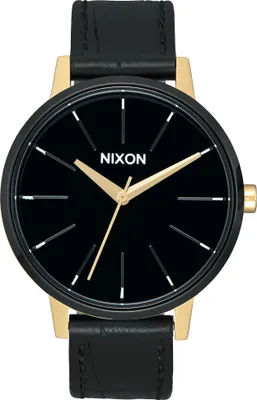 Image de Nixon The Kensington Leather Or/Noir/Blanc