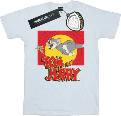 Produktbild von Tom And Jerry - "Chase Scene" T-Shirt für Damen BI46326 (XL) (Weiß)