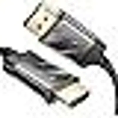 Produktbild von 4K DisplayPort auf HDMI Kabel, 4K@60Hz/2K@120/1080P@120 Unidirektionaler [Vergoldete, Geflochten, Alummhülse] DP-PC zu HDMI-Monitor Kompatibel mit Lenovo, HP, Dell, AMD, NVIDIA-2m