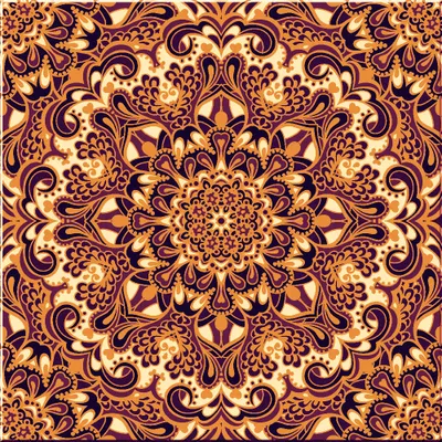 Produktbild von Vlies Tapete Rolle  Top  Deko Panel Fototapete  Wand Bilder XXL  Wandtapete Mustertapete  10m ORNAMENT MANDALA ORIENT FOLK f-A-0213-j-d