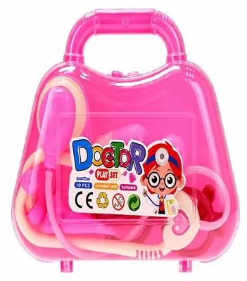 Obrázek produktu pro Doktorský set v kufříku růžový