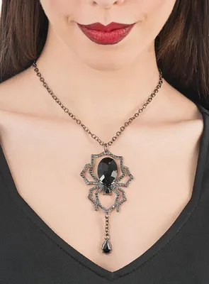 Produktbild von Chaks - Halskette mit Spinnen Anhänger, Gothic Accessoire
