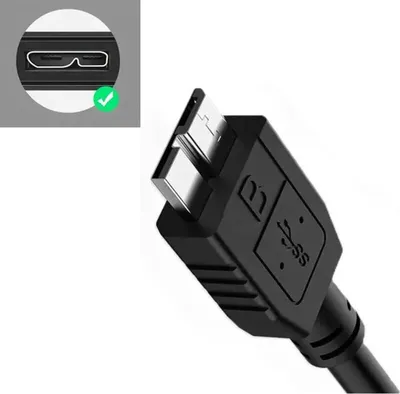 Image de Câble adaptateur Super Speed USB 3.0 Câble de données compatible avec Maxtor External Hard Drive Disk