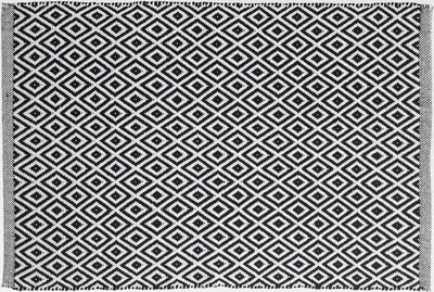 Produktbild von Badteppich Trellis, schwarz, 90 x 60 cm