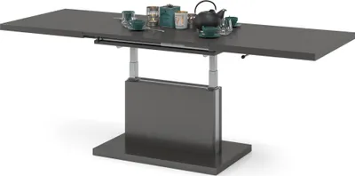 Produktbild von Design Couchtisch Tisch Aston stufenlos höhenverstellbar ausziehbar 120 bis 200cm Esstisch
