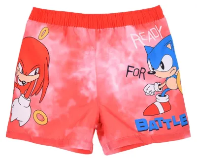 Immagine prodotto di Pantaloncini bermuda per ragazzi - Sonic l'hedgehog - Rossi
