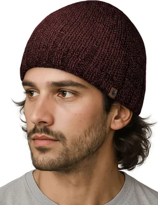 Produktbild von Herren Strickmütze mit Fleecefutter| gefütterte Wintermütze Winddicht Rippstrick | Outdoor Sport Neverless®