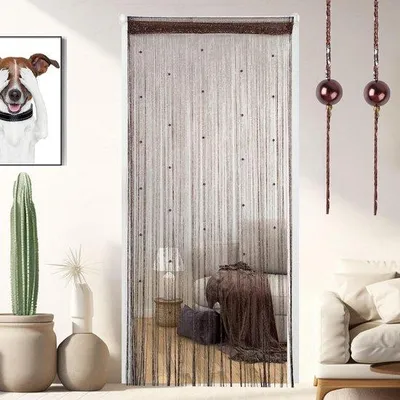 Produktbild von Perlbraunes Koordgordijn 100x200cm für Schlafzimmer