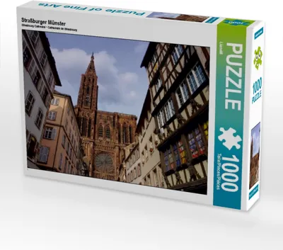 Produktbild von Calvendo Straßburger Münster 1000 Teile Puzzle quer 640x480mm, CALVENDO; 7436237