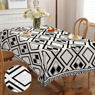 Immagine prodotto di Tovaglia da esterno impermeabile, facile da pulire, antimacchia, stile boho