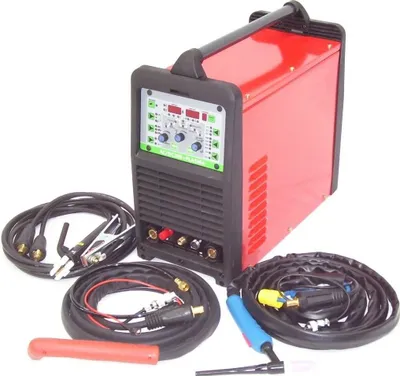 Produktbild von SCHWEIßGERÄT 13750 AC/DC 200 + PLASMA E-HAND PLASMASCHNEIDER WIG digital PULS