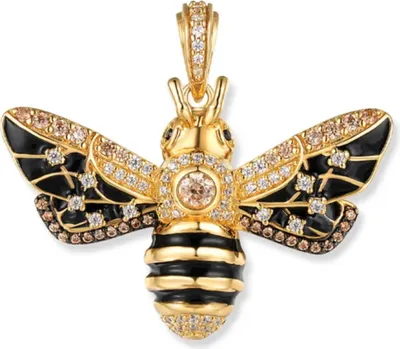 Produktbild von Seinerzeit Bella Bienen Anhänger SZA-3960-420 Silber 925 Vergoldet, Zirkonia