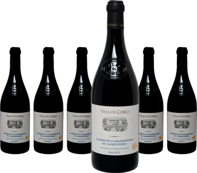 Produktbild von 6 x Villa di Corlo Lambrusco Grasparossa di Castelvetro DOC Amabile