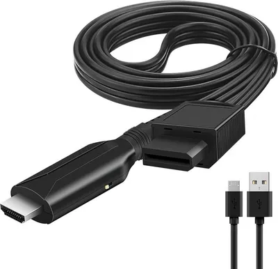 Produktbild von 1m Wii zu HDMI Konverter Kabel HD Video Audio Adapter für DVD TV
