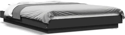 Zdjęcie produktu dla vidaXL Rama łóżka czarna 120x190 cm materiał drewnopochodny