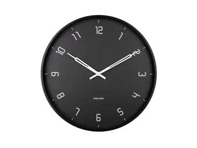 Image de Karlsson - Horloge murale Stark - Noir