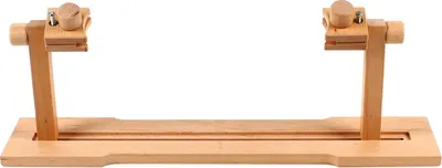 Produktbild von Stickrahmenständer Holz - Tischständer für Stickrahmen - 360° verstellbar - Tischmodell - Für Kreuzstich & Stickerei - DIY Handarbeit - Naturholz