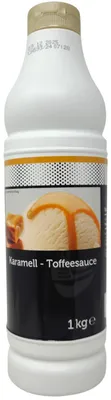 Produktbild von TGQ Karamell Toffeesauce Dessertsauce 1kg Squeeze Flasche Eis Dessert Topping Garnitur