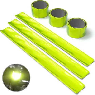 Produktbild von Reflektierende Warnarmbänder 10 Stück FÜR HANDGELENK FAHRRAD