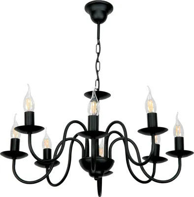 Obrázek produktu pro Závěsná lampa Lustr Svícen Classic Černá 15-510/8 Candela