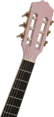 Productafbeelding van DIMAVERY AC-303 klassieke gitaar, 3/4 formaat, roze