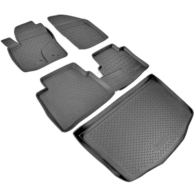 Produktbild von Fußmatten & Kofferraumwanne Set passend für  Ford C-MAX I | DM2 | 2003-2010