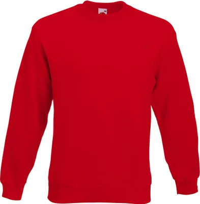 Produktbild von Fruit of the Loom 62-202-0 | Classic Set-in Sweatshirt | Pullover - Farbe: Red - Größe: XXL