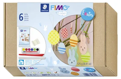 Produktbild von STAEDTLER FIMOair 81 SET lufttrocknende Modelliermasse Set "Ostern"