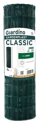 Productafbeelding van Giardino Tuingaas geplastificeerd groen 81 cm | rol 5 m, 10 m of 25 m 5 meter