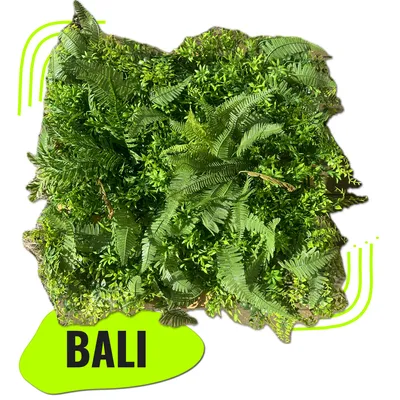 Produktbild von BALI | Premium künstliche Dschungelwände Wandpaneele | Kunstpflanzen Wandmontage Regenwald |Hotel Gastronomie Friseur Wandverkleidung drinnen draußen