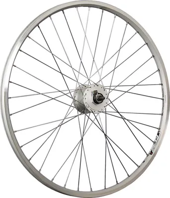 Produktbild von 26 Zoll Vorderrad Zac19 Hohlkammerfelge Shimano Nabendynamo DH-C3000 silber