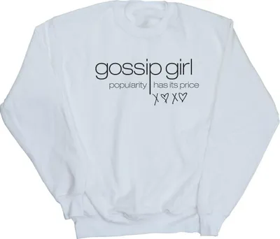 Produktbild von Gossip Girl - "Popularity Has It's Price" Sweatshirt für Damen BI20042 (S) (Weiß)