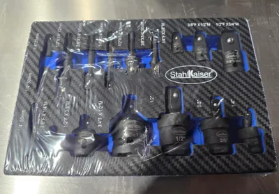Produktbild von Steckschlüssel-Adaptersatz, 17-teilig