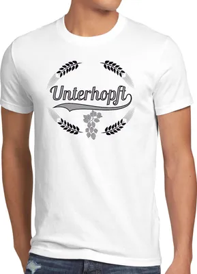 Produktbild von style3 Unterhopft Herren T-Shirt Kult Shirt Funshirt Bier Hopfen
