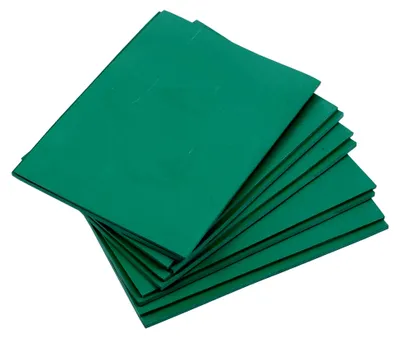 Produktbild von 10 Stück Grüne Gummischneidscheiben für Gravurkunst und Lederzuschnitt