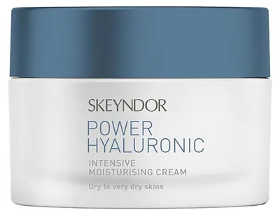 Imagen del producto de Crema hidratante intensiva Power Hyaluronic de Skeyndor, para pieles secas a muy secas