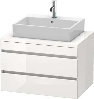 Produktbild von Konsolenunterschrank DURASTYLE 512x800x548mm nussbaum natur/weiß matt nussbaum natur/weiß matt
