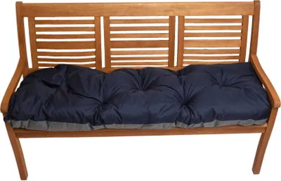 Obrázek produktu pro Podsedák na lavici 150x50cm, Podlahový polštář, Podsedák na zahradní lavici, Polštář na sezení, venkovní, Tmavě modrá