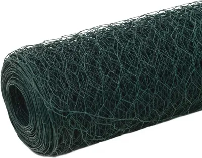 Produktbild von vidaXL Drahtzaun Stahl mit PVC-Beschichtung 25x1,2 m Grün