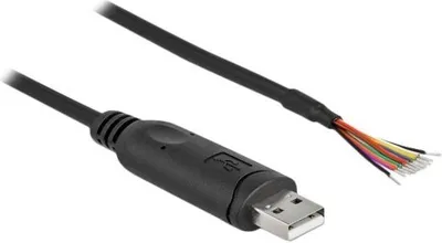 Obrázek produktu pro DELOCK Adapterkabel USB 2.0 Typ-A zu seriell RS-232