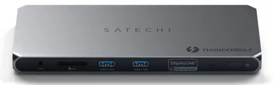 Obrázok produktu pre Satechi ST-DT4MDM-US, Thunderbolt 4, HDMI, Thunderbolt 4, USB 3.2 Gen 2 (3.1 Gen 2) Type-C, 40000 Mbit/s, 60 Hz, 7680 x 4320, 4320p