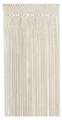 Immagine prodotto di Solidchoice - Tenda da porta in macramè bohémien, realizzata a mano, ideale per la decorazione della parete