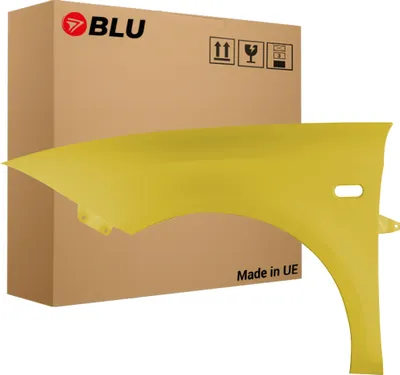 Image de BLU Aile Compatible avec Seat Leon II 2 1P1 LS1A Gauche Gelb AmarilloCrono | 2005-2012 | Avant | Peint| Prêt à Monter | Acier
