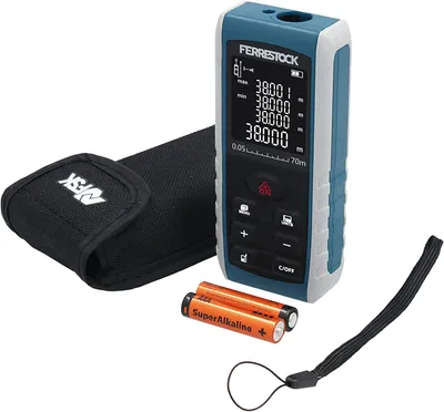 Obrázek produktu pro Vzdálenost laseru Ferrestock FSKLDM070 Vzdálenost laseru až 70 metrů, LCD displej