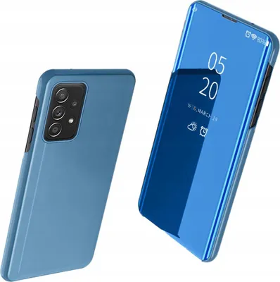 Immagine prodotto di Clear View Custodia con patta Samsung Galaxy A73 Blu